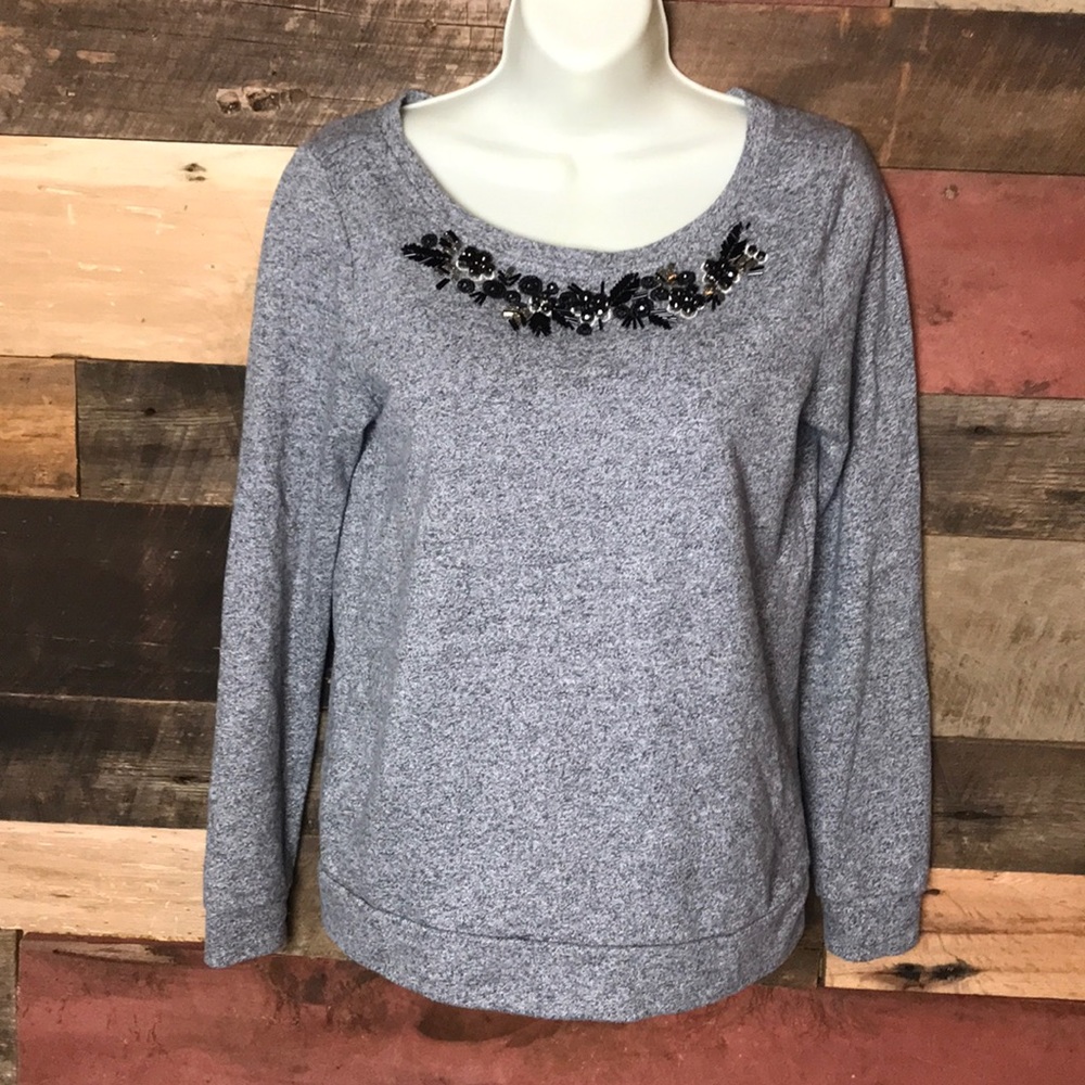 Loft embellished sweatshirt